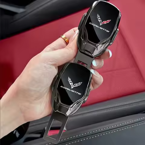 Car Seat Belt Metal Clip Extension Plug Seatbelt Extender Accessories for Corvette C1 C2 C3 C4 C5 C5