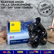 TERLARIS KLAKSON ANGIN HELLA AIR HORN GRAMOPHONE TRUCK SCANIA VOLVO 12V - 24V SELAMAT DATANG DI AURO