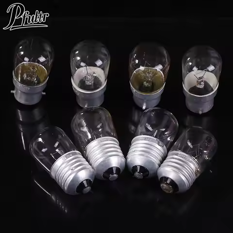 1Pcs B22 Bayonet E27 Screw 12V/220V 15W 25W LED Filament Light Fridge Bulb Mini COB Lamp For Sewing 