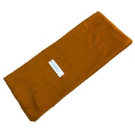 จีวรผ้ามัสลินus. สีแก่นบวร 9ขันธ์ (ตัดเย็บต่อขันธ์)