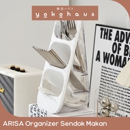 PERALATAN Yokohaus - ARISA Easy Cutlery Storage Organizer Practical Chopsticks Level Organizer Cutle