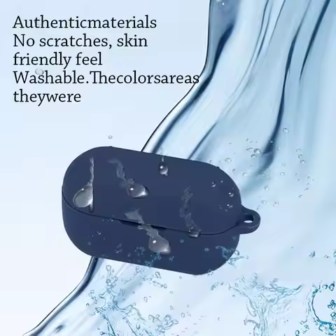 Soft Silicone Protective Case Shockproof Anti-Scratch Cover With Hook Headphone Accessories Housing 