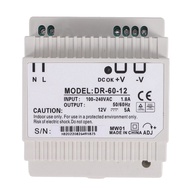 Din rail power supply 60w 12V ac dc converter -60-12 power supply 12v 60w good quality