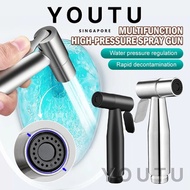 Bidet Spray Set - Stainless Steel Two-Way Toilet Hose and Faucet for Bathroom Toilet Bidet Sprayer w