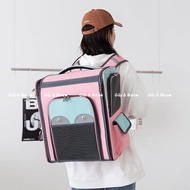 gauvameow Balo vận chuyển thú cưng chó mèo thỏ Balo form cứng chữ nhật cho chó mèo dưới 9kg