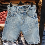 TRIPLE above knee jeans shorts