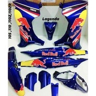 COVERSET LAGENDA 105 , 110 , 110Z , 110ZR RED BULLL REDBULL