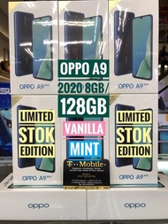 OPPO A9 2020 RAM 8GB 128GB ROM VANILLA MINT LIMITED STOK EDITION