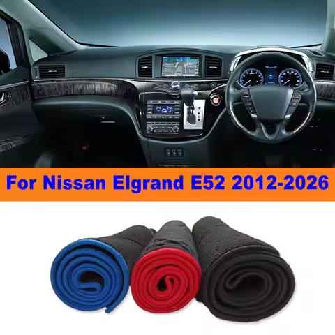 Anti-Glare Dashboard Cover Dash Mat Non-Slip Sun Shade Pad Interior Protector For Nissan Elgrand E52