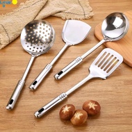 4in1 SPATULA SET STAINLESS SUTIL ALAT MASAK GORENG DENGAN CENTONG SUP
