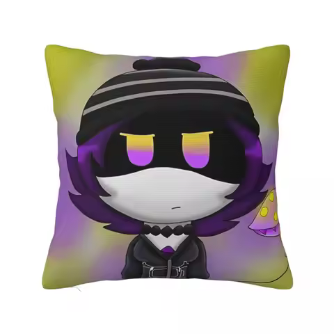 M-Murder D-Drones Pillow Cover Cute Funny Pillow Case For Living Room Chair Cushion Cover Square Gra
