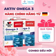 [3 MONTHS COURSE] Omega 3 Doppelherz – Increase Memory, Support the Heart, Brain Supplement (90v)