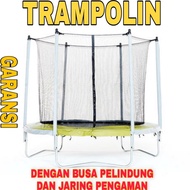 TRAMPOLINE TRAMPOLIN DEWASA ANAK BESAR GARANSI OLAHRAGA SPORT GAME -AtharizStrore44