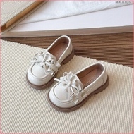 Children Small Leather Shoes Girls Peas Shoes Bow Knot Shoes Soft Sole Performance Shoes Girls Baby 
