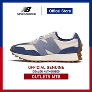 【Οfficial Store】New Balance NB 327 men's and women's shoes casual sports shoes MS327RD Grayish Blue