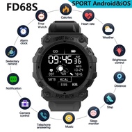 2023 New Smart Watch Men Women Bluetooth Smartwatch Touch FD68s Waterproof Heart Rate Fitness Sleep Monitoring sports Watch for  IOS Android 1.44 Inch Curved Screen Health Butler Smart Watch