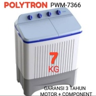 MESIN CUCI POLYTRON 7KG 2 TABUNG BARU BERGARANSI RESMI