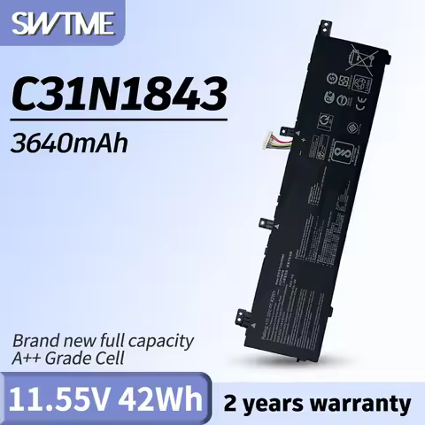 C31N1843 Laptop Battery for ASUS VivoBook S14 S432 S432FA S432FL Vivobook S15 S532 S532FA S532FL X43