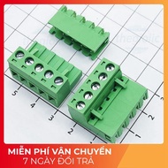 [2 Pieces]- UL-5.08-5-R Terminal Block Plug-in PCB Soldering 5 Pins Curved 5.08mm 300V 15A ULO Tech 