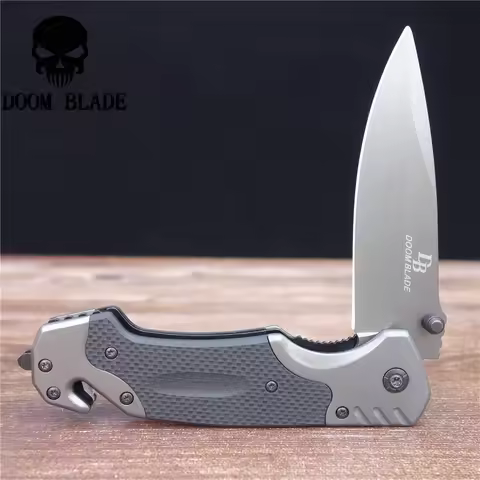 "9" Doom Blade Spring Assisted Open Folding Butterfly Style Pocket Knife Blade"