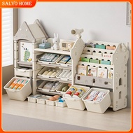 Salvo Children's Storage Rack Large Capacity Baby's Toy Storage Cabinet Bookshelf Toys Drawers Stora