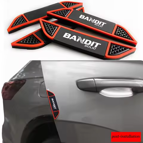 4Pcs Rubber Anti-Collision Strip Car Door Anti-Scratch Protector Stickers Protector Guard Strip Scra