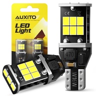 AUXITO 2Pcs T15 LED Parking Light Bulb Super bright W16W 912 No Error T15 Reverse Light Canbus Tail 