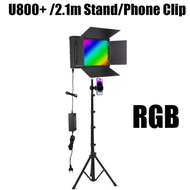 U800/u600 RGB Led Photo Studio Light บนกล ้ องสําหรับวิดีโอสดการถ ่ ายภาพการบันทึกแบบพกพา
