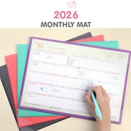 2026 Monthly Mat Scheduler