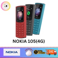 [Malaysia Set] Nokia 105 4G - HD voice calls, easy to use, Dual SIM, 48MB RAM (1 Year Nokia Malaysia