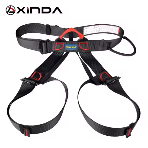Xinda Professional Outdoor Sports Safety Belt Rock Mountain Climbing Harness Waist Support Half Body