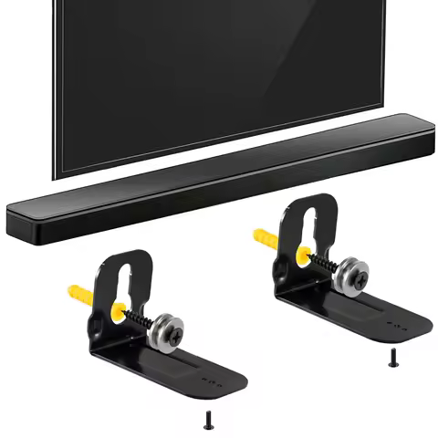 Soundbar Wall Mount Bracket For Samsung HW-B550 HW-Q990B HW-N950 HW-Q90R HW-Q80R HW-A550 Secure Hold