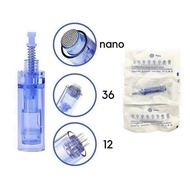 Green Nano Needle Tip 12 36 for Dr.Pen - White Nano Needle Tip - Blue and White Nano Needle