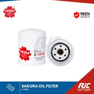 SAKURA OIL FILTER SPIN ON VIC C-306 MITSUBISHI 4D56 , L200 / 300,HYUNDAI STAREX D4CB DSL C1045 1pc