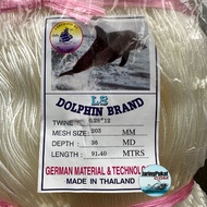 028MM/12S X 203MM(8" Inch) X 36 Md X 91.4Mtr Pukat Jaring Ikan Pintal / Mata Tegak / Isi Kosong / Wa
