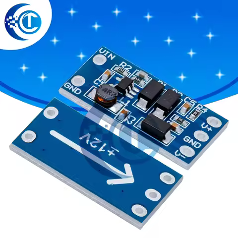 TPS61040 Step-Up Booster Power Module DC 2.8V~5.5V To 12V 50MA for 18650 Lithium Battery UPS Voltage