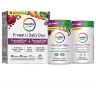 Rainbow Light Prenatal DHA Vitamins for Women | 30 Caplets & 30 Softgels | Omega-3 Fish Oil (DHA & E