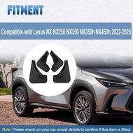 4pcs For Lexus NX NX250 NX350 NX350h NX450h 2022 2023 2024 2025 Car Mud Flaps Fender Splash Grds Mud