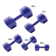 Concrete stuffed dumbbells 5kg 6kg 7kg