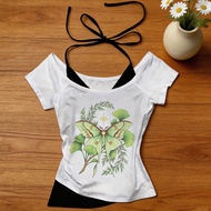 Trendy Kawaii Grunge Crop Top - Emo Fashion Inspired