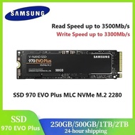 SAMSUNG 970 EVO Plus SSD MLC NVMe M.2 2280 PCIe 3.0x4 Internal Solid State Drive 250GB 500GB 2TB For