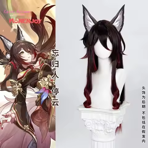 ND Tingyun Cosplay Wigs Honkai Star Rail Fugue Cosplay Hair Cos Wigs for Comic Con Coser Heat Resist