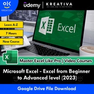 Video Course- Microsoft Excel - Excel from Beginner to Advanced level (2023) | Learn Excel | Excel C