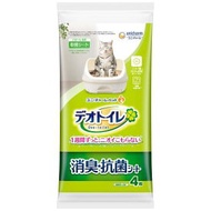 猫用品 デオトイレ 消臭抗菌シート 4枚 ユニ・チャーム デオトイレST