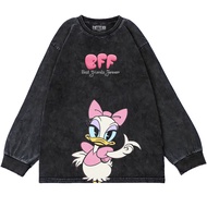 Patternmerch "cartoon daisy duck bff" Oversize T-Shirt | Oversized Longsleeve | Washing tee | T-shir