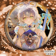 Exquisite Luo Tianyi 13th Anniversary Birthday Rainbow Laser Bar Badge Two-Dimensional Student Pain 