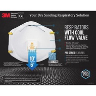 3M 8511 N95 particulate disposable respirator with cool flow valve - 1 piece
