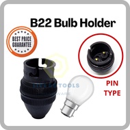 B22 Lamp Holder Pin Type BC Bulb Holder/ Kaki Lampu