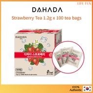 [DAHADA] Strawberry Tea 1.2g x 100 tea bags / vitamin c, Immunity, korean tea