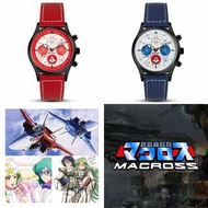 情侶錶一對2隻VF-1J紅藍機 情侶機 超時空要塞 VF-1J VF-1S 福卡 隊長 Roy Focker 一條輝 麥斯 米娜 明美 女武神 韋基利 Valkyrie Macross 40週年限量紀